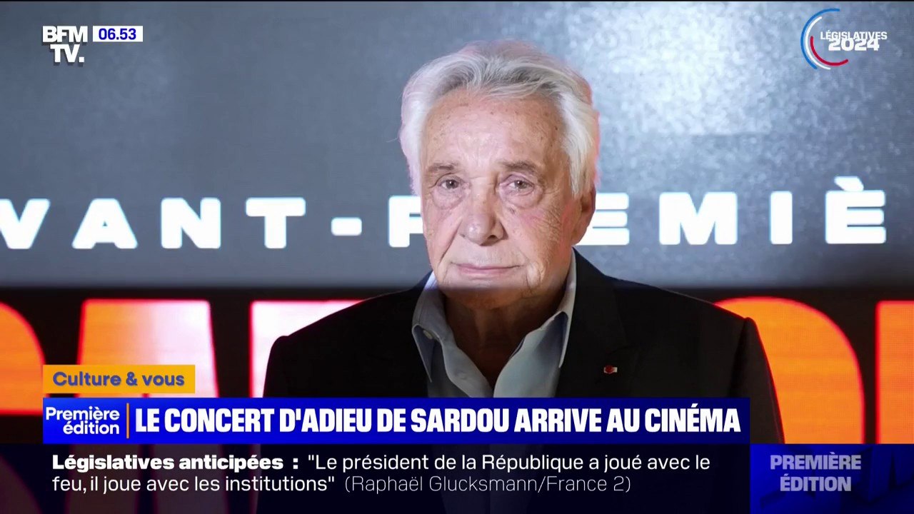Le concert d'adieu de Michel Sardou arrive au cinéma