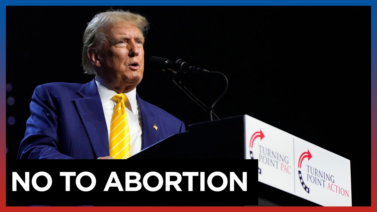 Donald Trump tells a group that calls for banning all abortions to stand up for 'innocent life'