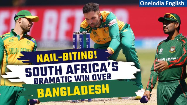 T20 World Cup: South Africa Defends 113 in Epic Last-Over Win Against Bangladesh | Oneindia