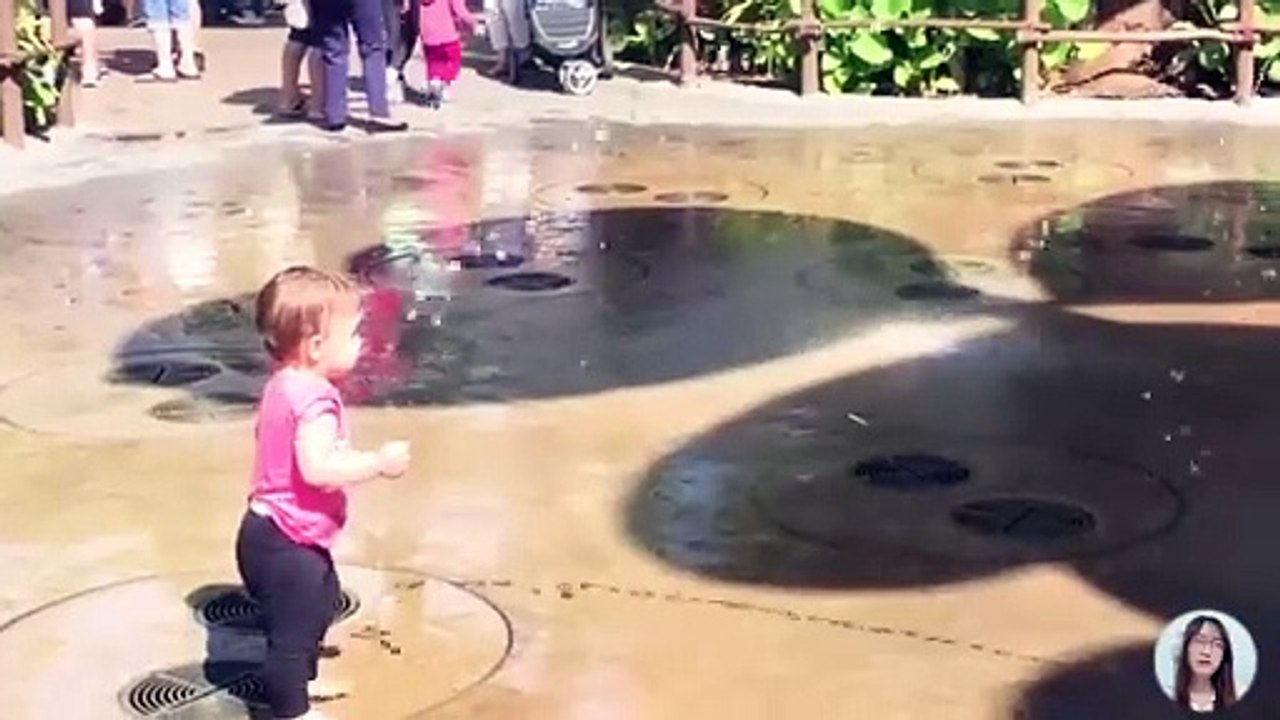 Funny Babies Playing With Water  Baby Outdoor Videos-1