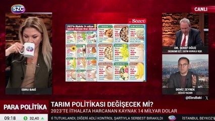 2023'te ithalata harcanan kaynak 14 milyar dolar! Deniz Zeyrek: Türkiye'de tarımı bitirdiler