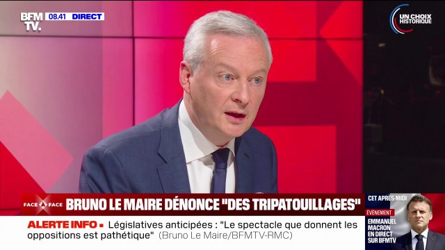 Bruno Le Maire se dit favorable à une nouvelle politique pénale pour les mineurs, pour durcir les sanctions