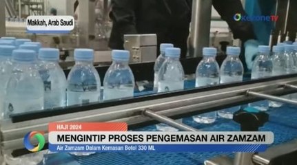 Menengok Proses Pengemasan Air Zamzam di Tanah Suci