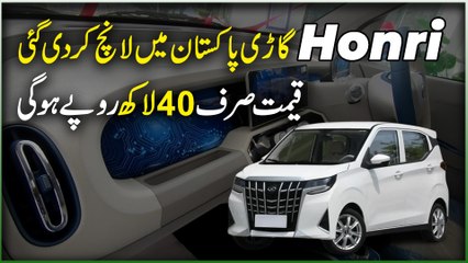 Honri gari Pakistan mei launch kar Di gai, qeemat sirf 40 lakh ropay hogi