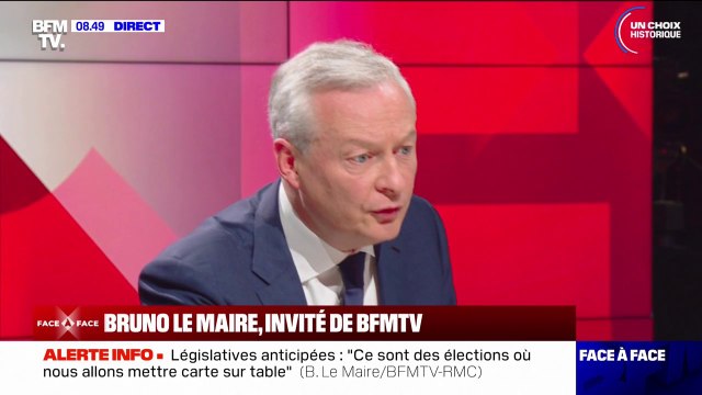 Législatives: Ce sont les élections les plus graves depuis 1958 , affirme Bruno Le Maire