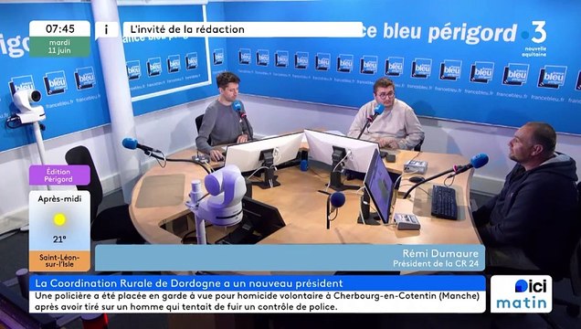 Rémi Dumaure, président de la Coordination Rurale Dordogne