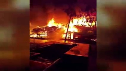 Olimpos'taki ünlü ağaç evler ikinci kez tamamen yandı