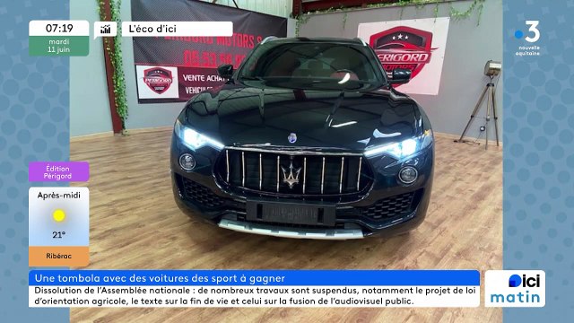 Xavier Habay fait gagner des voitures de luxe dans sa concession de Dordogne