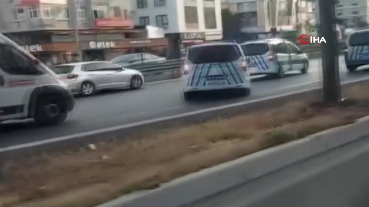 Görüntüler Büyükçekmece’den... Film gibi hırsız polis kovalamacası kamerada