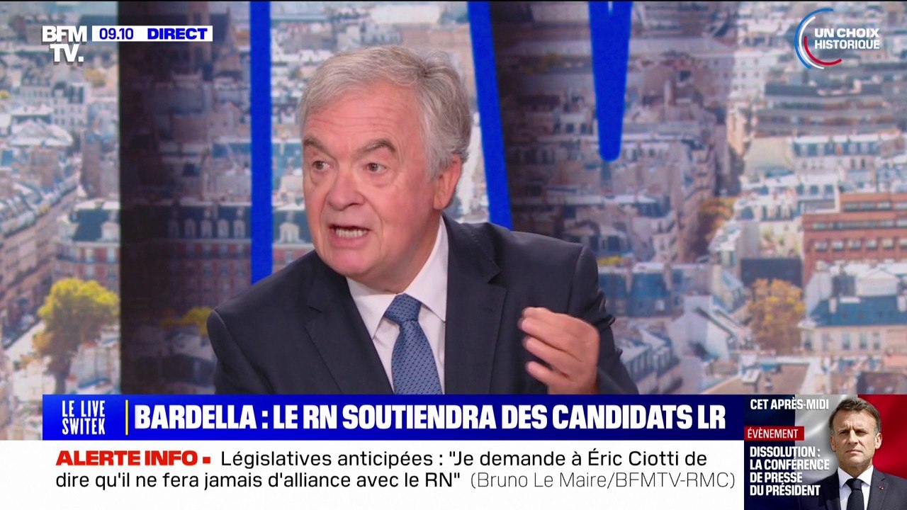 "Du courage, mes amis Républicains, du courage": l'appel de Jean-Paul Garraud, président de la délégation RN au Parlement européen, aux députés LR pour les rejoindre