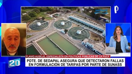 Flavio Ausejo sobre posible incremento de la tarifa de agua: "Debe ser debatida en una mesa técnica"