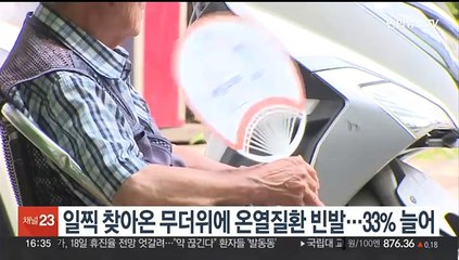 일찍 찾아온 무더위에 온열질환 빈발… 33% 늘어