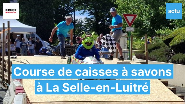 Course de caisses à savons à La Selle-en-Luitré
