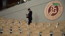 Tennis - Roland-Garros - Carlos Alcaraz, the day after with his Trophy at Roland-Garros... Making-of !