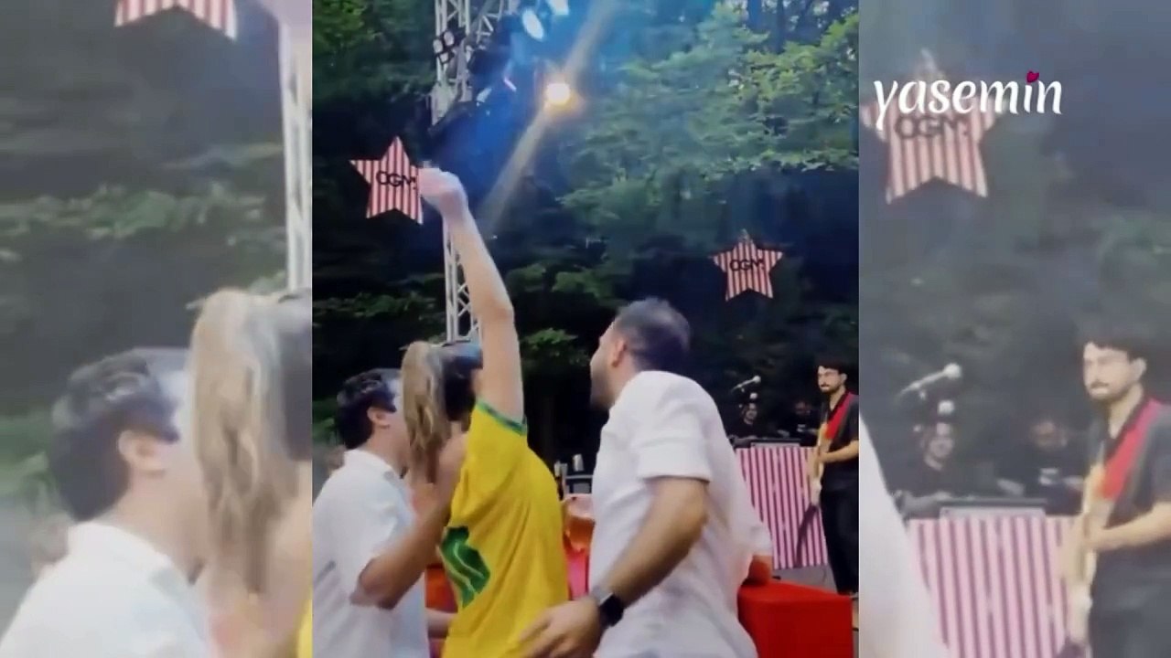 Afra Saraçoğlu ile Mert Ramazan Demir, Yalı Çapkını sezon finali partisinde birlikte eğlendi!