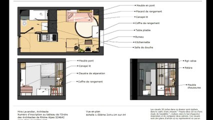 3 projets concrets d’amenagement petit studio