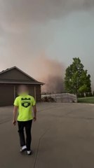 Brave Man Approaches Tornado in Kansas to Investigate 🌪️