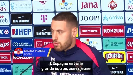 Vlasic : "L'histoire montre que l'Espagne est un adversaire difficile pour la Croatie"
