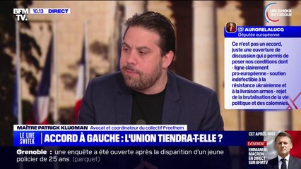 Front populaire: "Sans la LFI tout est possible; avec elle, rien n'est faisable", estime Maître Patrick Klugman (avocat et coordinateur collectif Freethem)