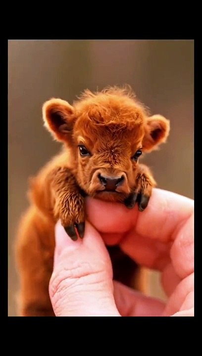 Baby  cow small  cow