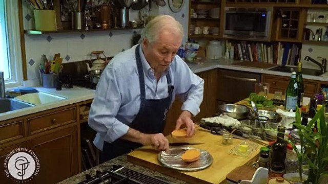 Honey Roasted Sweet Potatoes - Jacques Pépin Cooking at Home - KQED