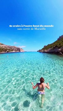 Marseille c'est aussi ça : du soleil, du sable blanc et des eaux bleues translucides ! ✨ Calanque de Sormiou, Marseille @joli.fouillis Abonne-toi au Petit Mauda ! #petitmauda #guide #spot #pepite #suddelafrance #southoffrance #calanque #ma