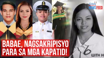 Babae, nagsakripisyo para sa mga kapatid! | GMA Integrated Newsfeed