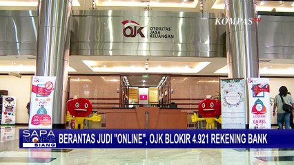 OJK Blokir 4.921 Rekening Bank Sebagai Upaya Pemberantasan Judi 'Online'