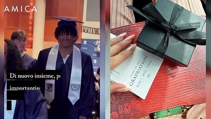 Heidi Klum, la reunion con l'ex marito Seal al diploma del figlio Henry