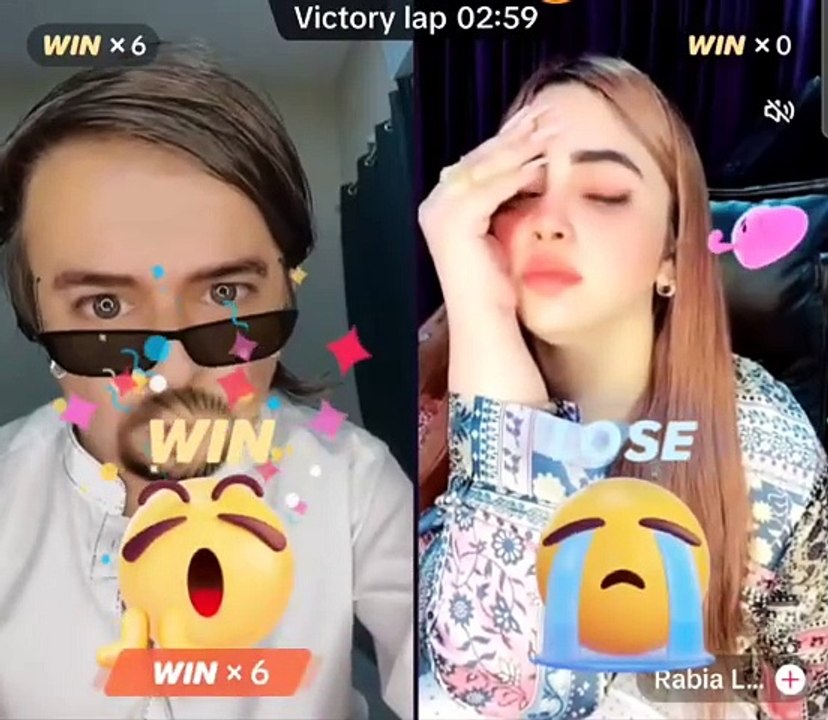 Waseem funny tiktok live with Rabiak