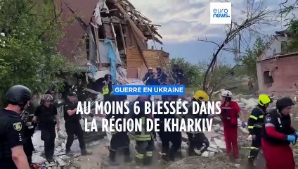 Ukraine : au moins six blessés après une frappe russe à Kharkiv