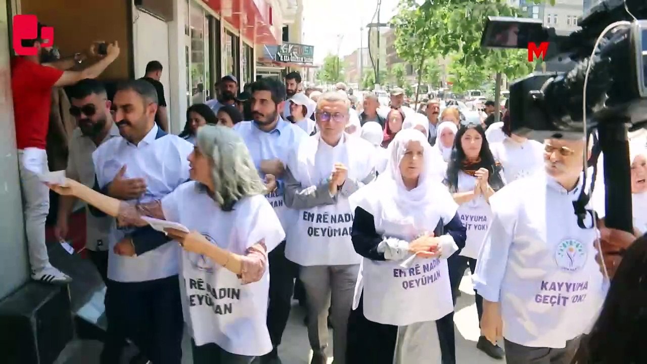 'Demokrasi Yürüyüşü' ikinci gününde: Bu yürüyüş kayyım gaspı sona erene kadar devam edecek