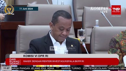 Bahlil Protes Anggaran di Kementeriannya Kecil Tapi Target Investasi Naik
