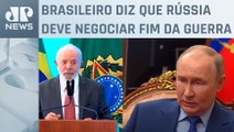 Putin e Lula debatem conflito na Ucrânia por telefone