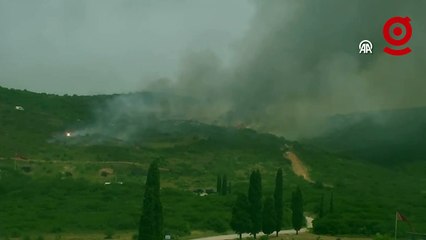 Tuzla Piyade Okulu'nda yangın çıktı