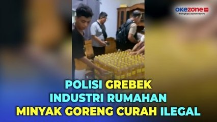 Polisi Grebek Rumah Industri Minyak Goreng Curah Ilegal di Malang, Dua Pelaku Ditangkap