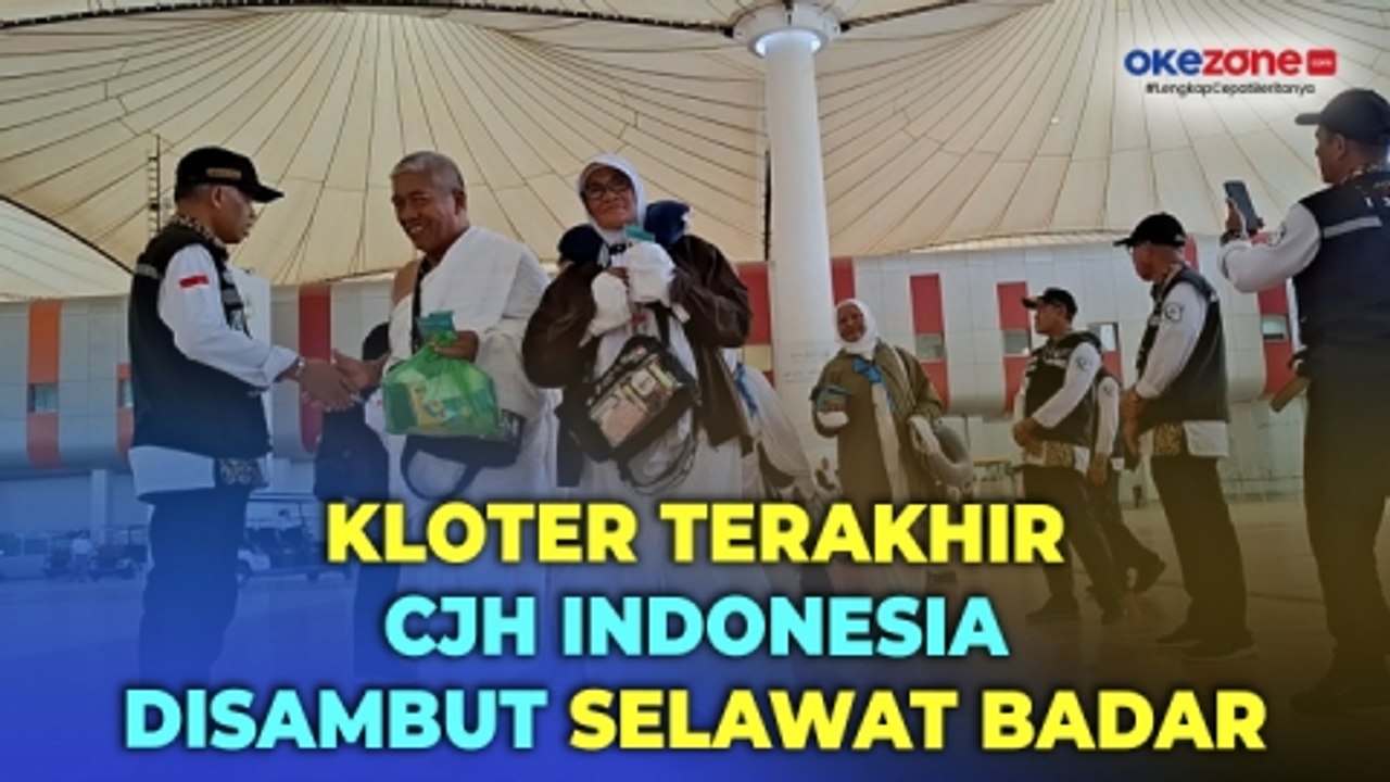 Disambut Selawat Badar, Kloter Terakhir Jemaah Haji Indonesia Tiba di Bandara Jeddah
