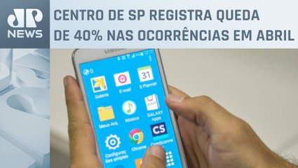 Furtos e roubos de celular caem 27% na capital paulista