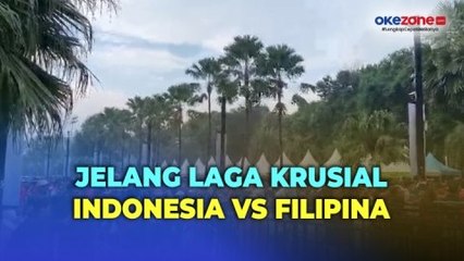 Diguyur Hujan, Ribuan Suporter Tetap Padati GBK Jelang Laga Krusial Indonesia vs Filipina