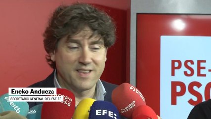 Andueza destaca que el acuerdo con el PNV "cierra la puerta a aventuras" soberanistas