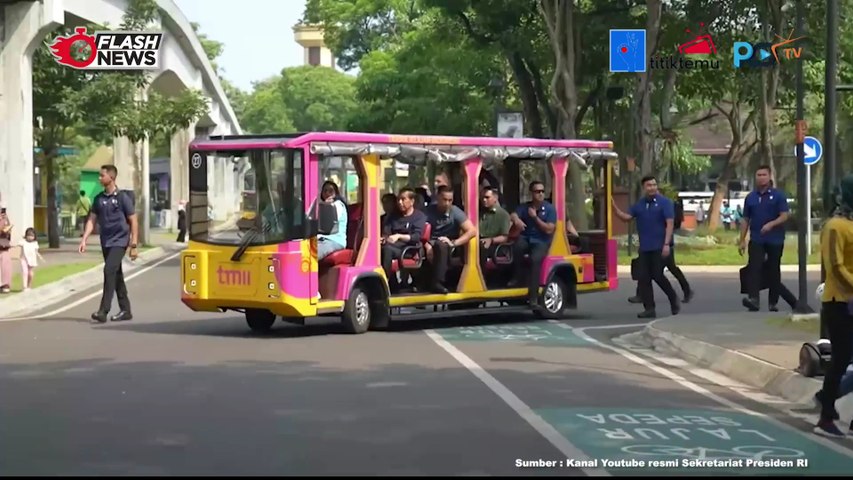 Kenalkan Keberagaman Budaya Indonesia, Jokowi dan Ibu Iriana Ajak Cucu ke TMII