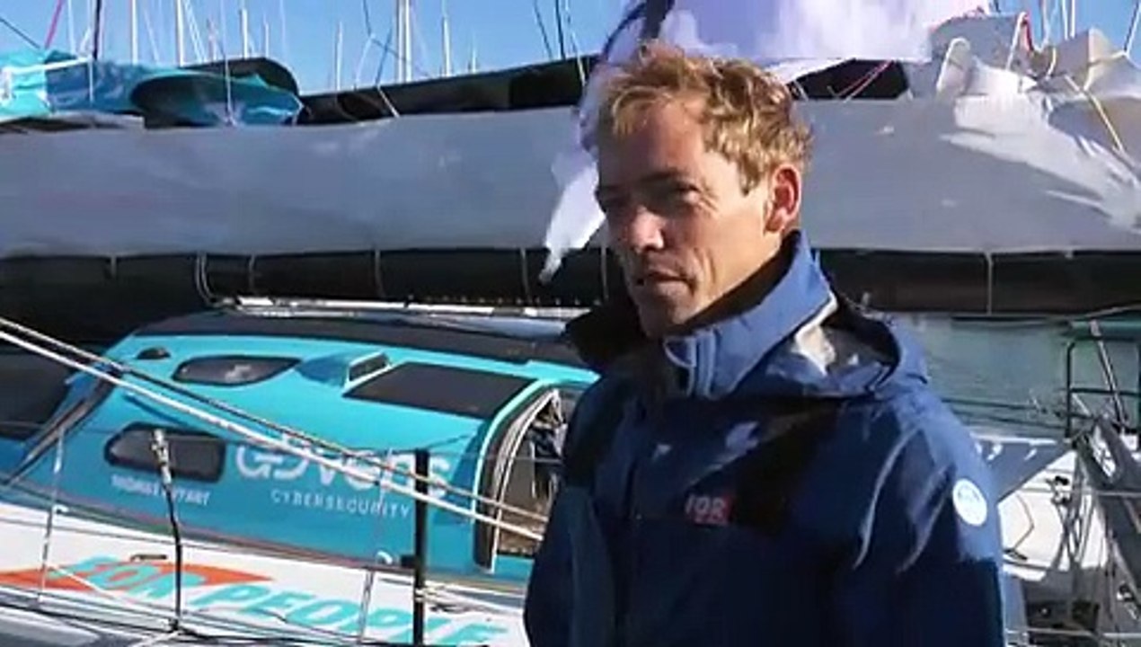 Voile - Thomas Ruyant: " 5ème, je suis à ma place "