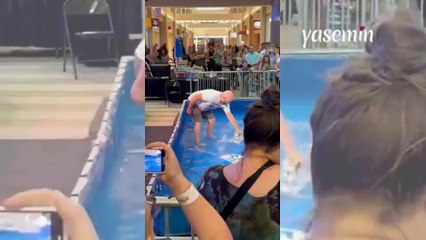 Böylesini hiç görmediniz! Karşınızda su kayağı yapan sincap