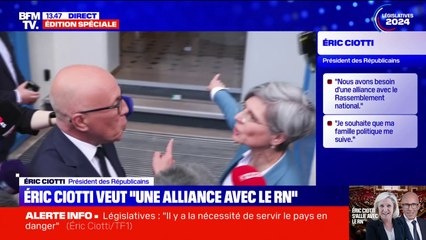 "Honte à vous monsieur Ciotti": Sandrine Rousseau interpelle le président des LR