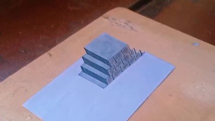 3d drawing on paper | easy drawing on paper