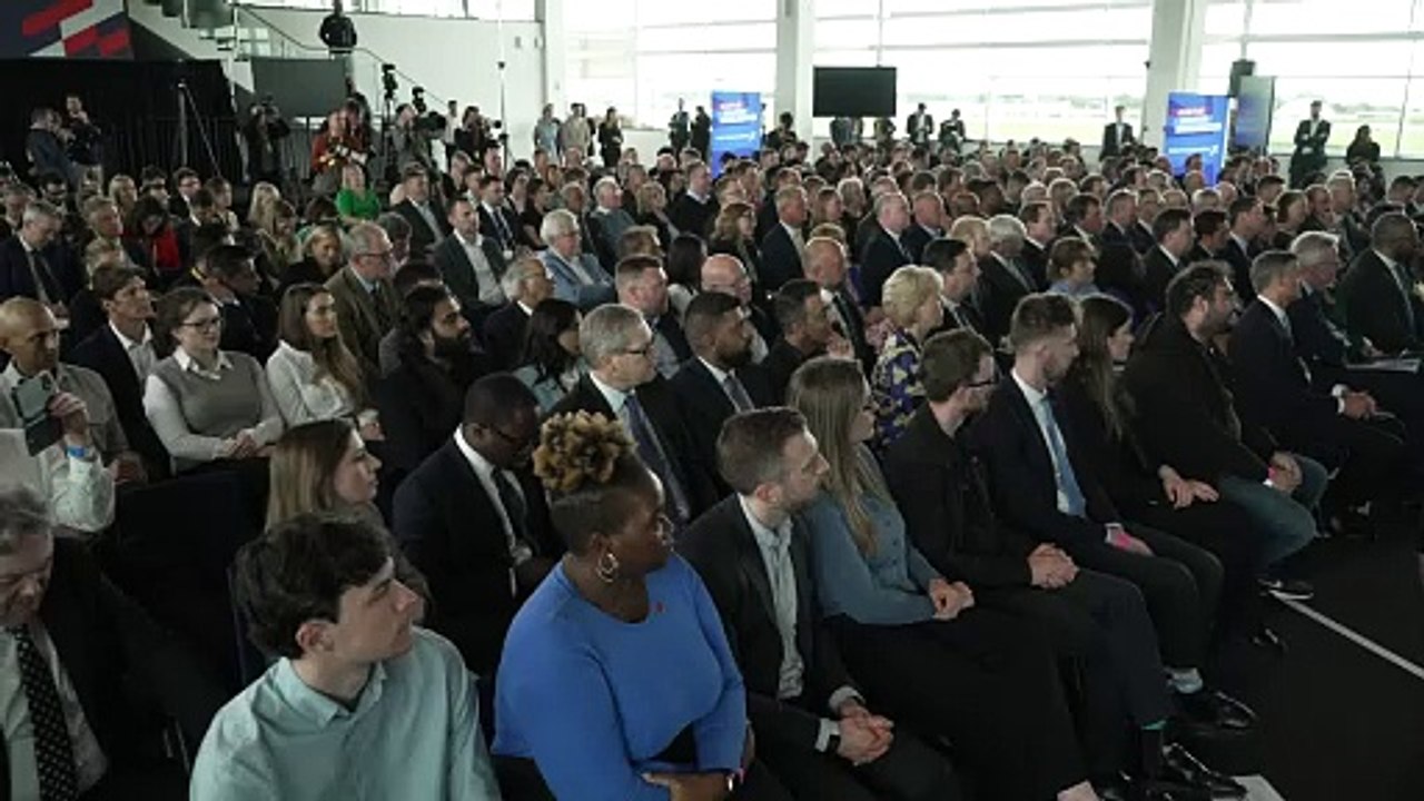 Rishi Sunak unveils Conservative manifesto at Silverstone