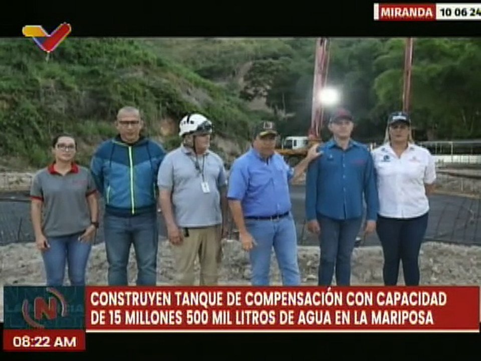Miranda | Gobierno nacional trabaja en la rehabilitación de la planta potabilizadora en La Mariposa