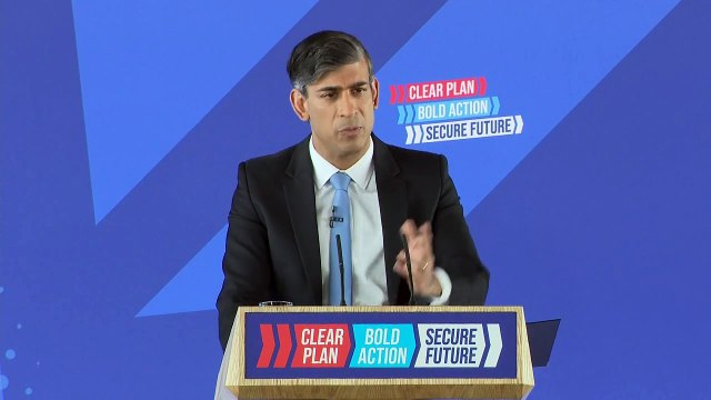 Rishi Sunak promises tax cuts in Tory manifesto