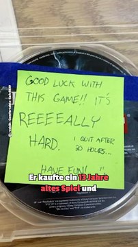 „Viel Glück!“ – Spieler kauft eines der schwierigsten Spiele auf eBay und findet eine Nachricht des Verkäufers