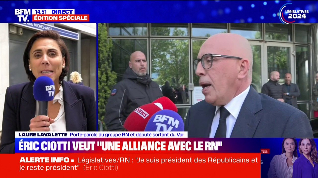 Législatives: "Nous sommes dans une optique de construire la majorité la plus large possible", explique Laure Lavalette (porte-parole du groupe RN)